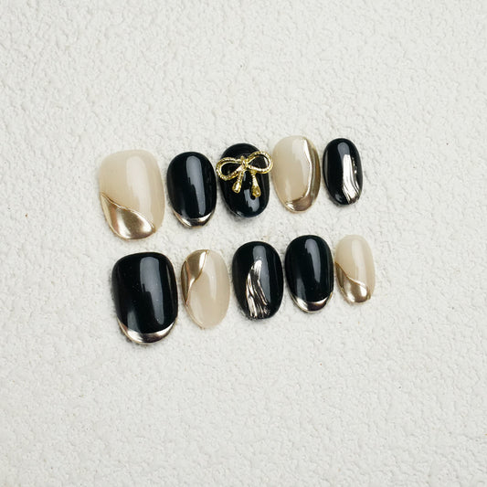 Luxe Noir Bow